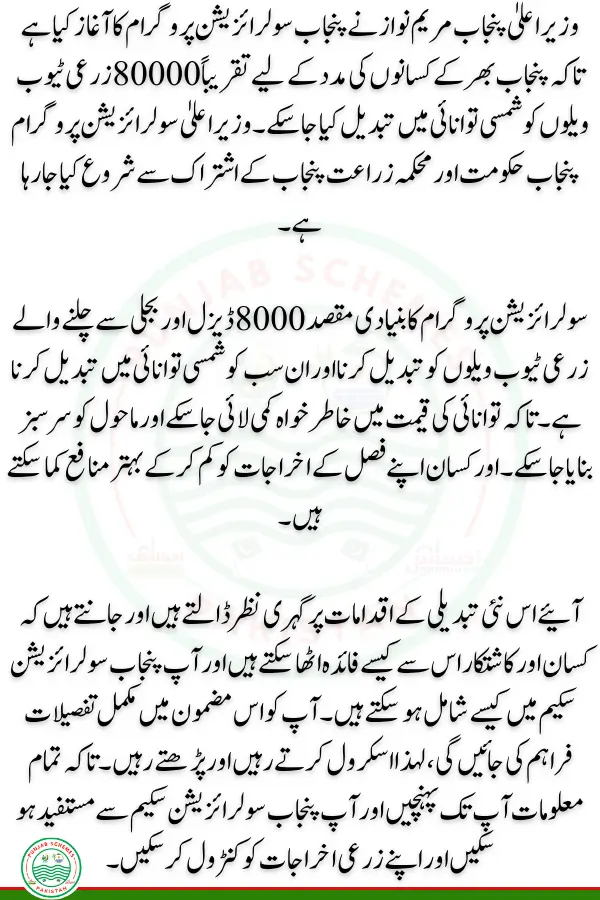 Punjab Solarization Program Registration Starts For 80000 Agriculture ...