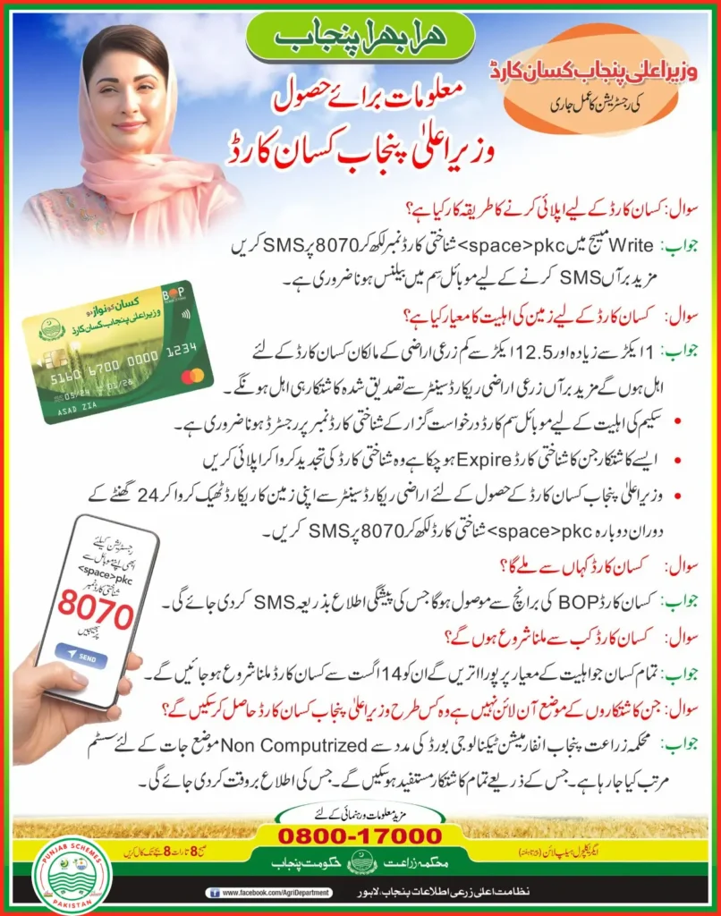 FAQs About CM Punjab Kissan Card Scheme